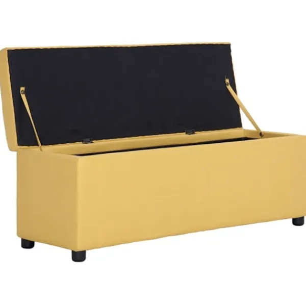 vidaXL Balkongmöbler>Bänk med förvaringsutrymme 116 cm polyester