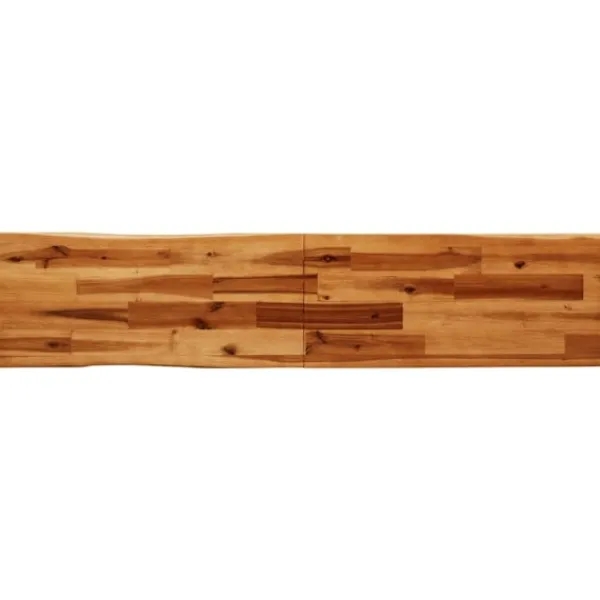 vidaXL Balkongmöbler>Bänk med levande kant 160 cm massivt akaciaträ