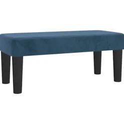 vidaXL Sittpuffar>Bänk mörkgrå 70x30x30 cm sammet