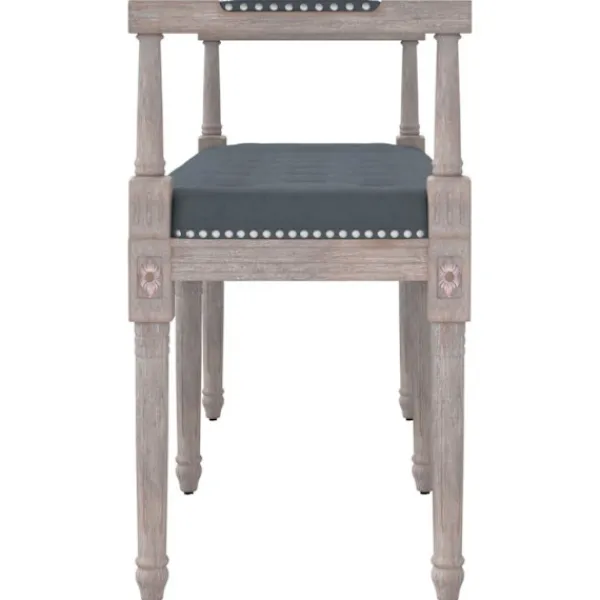 vidaXL Balkongmöbler>Bänk mörk 110x40x70 cm sammet