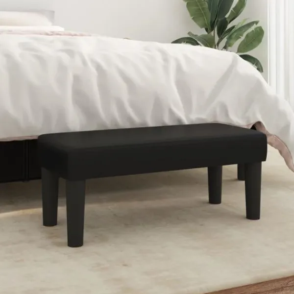 vidaXL Balkongmöbler>Bänk 70x30x30 cm konstläder