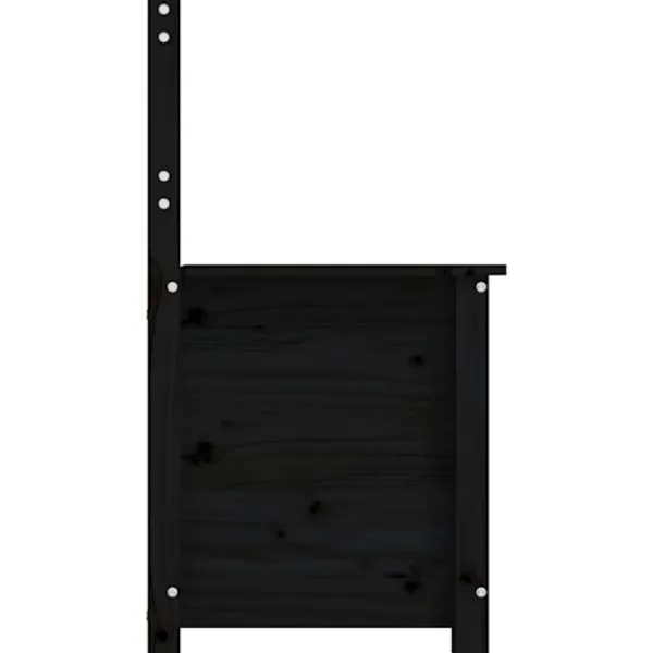 vidaXL Kistor & Koffertar>Bänk 80x41x77 cm massiv furu