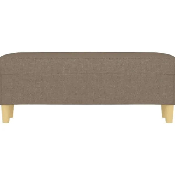vidaXL Balkongmöbler>Bänk 100x35x41 cm tyg
