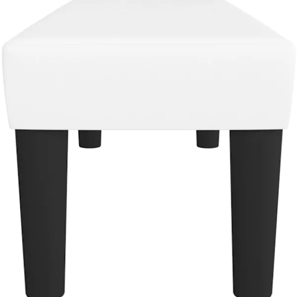 vidaXL Balkongmöbler>Bänk 100x30x30 cm konstläder