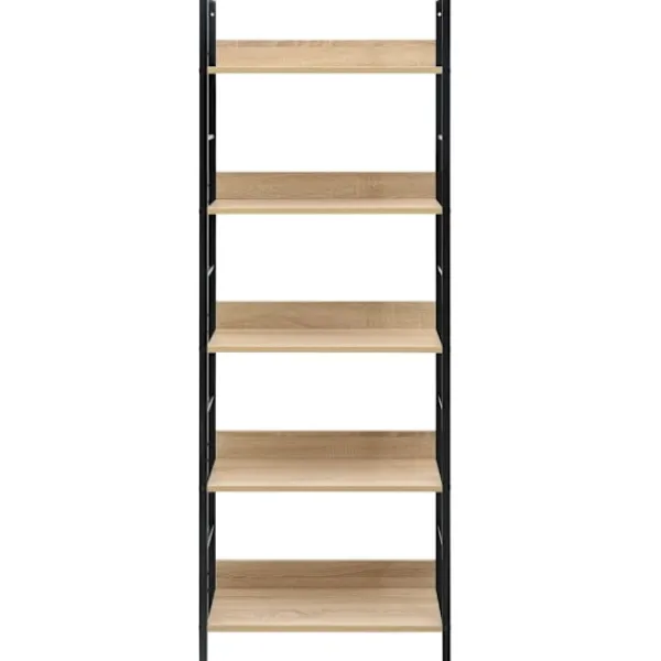 vidaXL Hyllor>Bokhylla 5 hyllplan ek 60x27,6x158,5 cm konstruerat trä