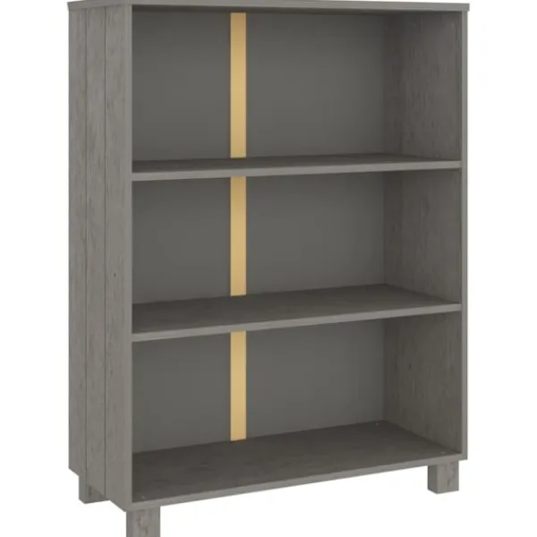 vidaXL Hyllor>Bokhylla HAMAR ljus 85x35x112 cm massiv furu