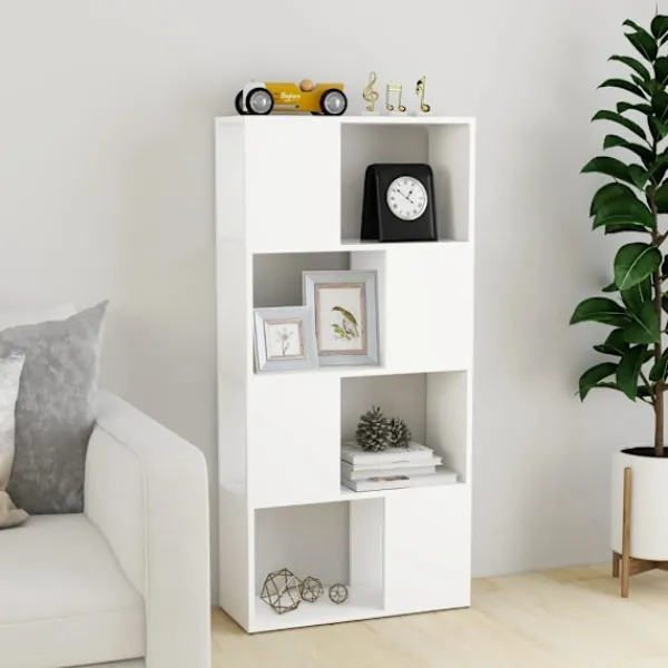 vidaXL Hyllor>Bokhylla Rumsavdelare 60x24x124,5 cm konstruerat trä