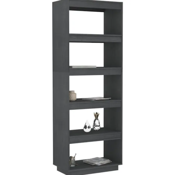 vidaXL Hyllor>Bokhylla/Rumsavdelare 60x35x167 cm massiv furu