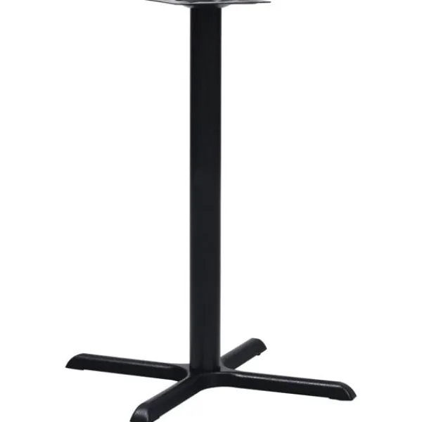 vidaXL Balkongmöbler>Bordsben för cafébord 76x76x107 cm gjutjärn