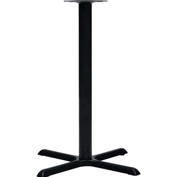 vidaXL Balkongmöbler>Bordsben för cafébord 76x76x107 cm gjutjärn
