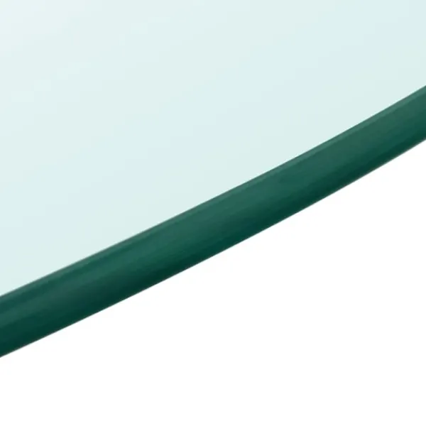 vidaXL Matbord>Bordsskiva härdat glas rund 600 mm