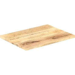 vidaXL Matbord>Bordsskiva i massivt mangoträ 25-27 mm 90x70 cm