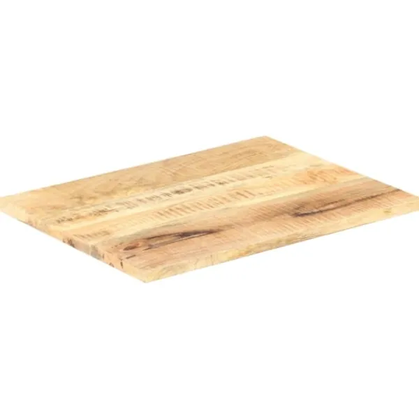 vidaXL Matbord>Bordsskiva i massivt mangoträ 25-27 mm 90x60 cm