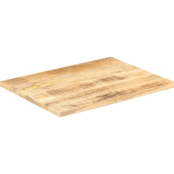 vidaXL Matbord>Bordsskiva i massivt mangoträ 25-27 mm 90x60 cm