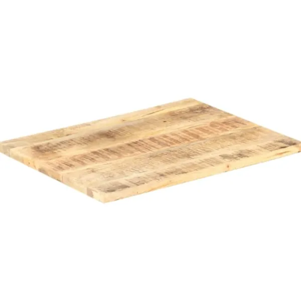 vidaXL Matbord>Bordsskiva i massivt mangoträ 25-27 mm 90x60 cm