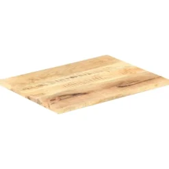 vidaXL Matbord>Bordsskiva i massivt mangoträ 25-27 mm 80x70 cm