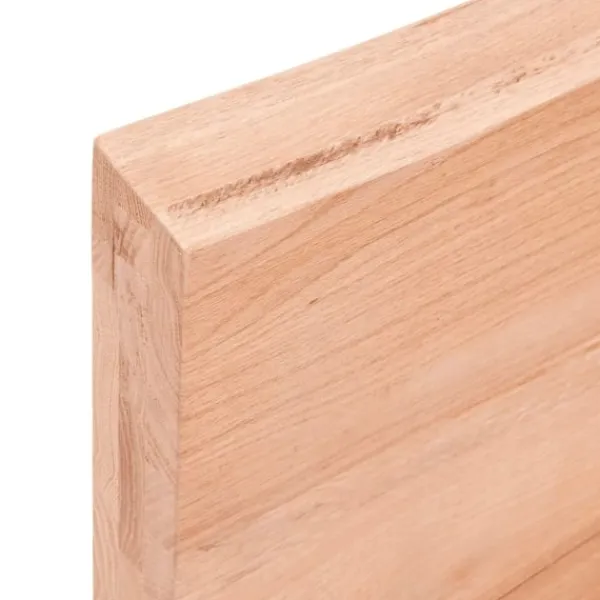 vidaXL Kontorsmöbler>Bordsskiva ljus 120x50x(2-6) cm behandlad massiv ek