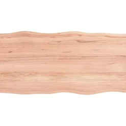 vidaXL Kontorsmöbler>Bordsskiva ljus 100x50x(2-4) cm massivt trä levande kant