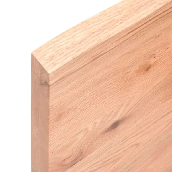 vidaXL Kontorsmöbler>Bordsskiva ljus 100x50x(2-4) cm massivt trä levande kant