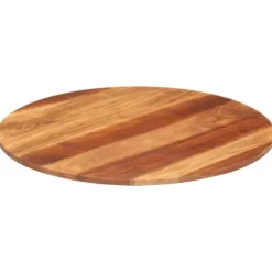 vidaXL Matbord>Bordsskiva massivt akaciaträ rund 15-16 mm 70 cm