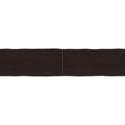 vidaXL Matbord>Bordsskiva mörk 180x40x(2-4) cm massivt trä levande kant