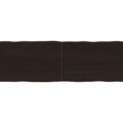vidaXL Matgrupper>Bordsskiva mörk 180x60x(2-6) cm massivt trä levande kant