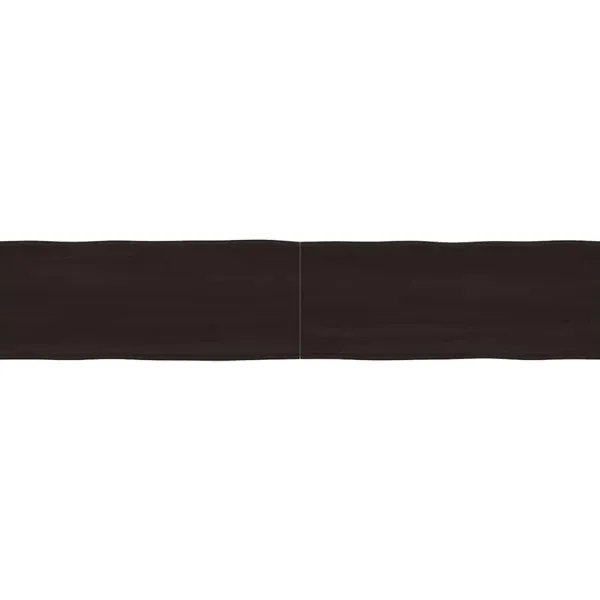 vidaXL Matbord>Bordsskiva mörk 200x40x(2-6) cm massivt trä levande kant