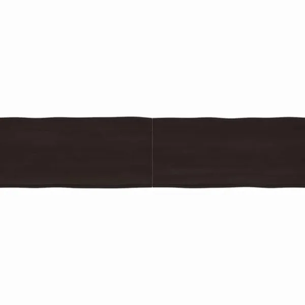 vidaXL Matbord>Bordsskiva mörk 220x50x(2-4) cm massivt trä levande kant