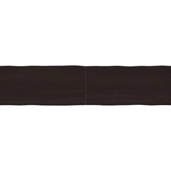 vidaXL Matbord>Bordsskiva mörk 220x50x(2-4) cm massivt trä levande kant
