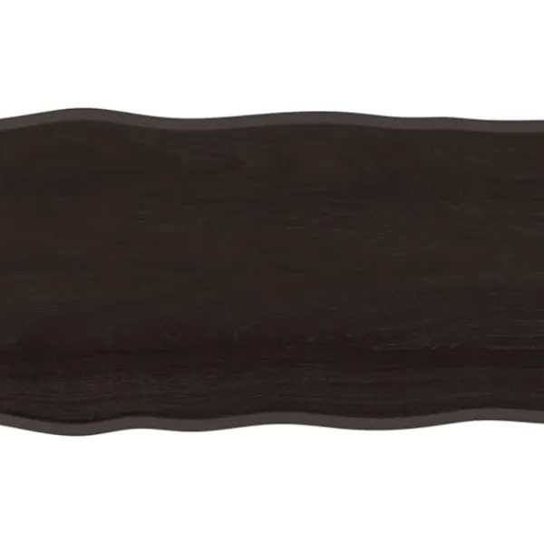vidaXL Kontorsmöbler>Bordsskiva mörk 100x60x(2-4) cm massivt trä levande kant