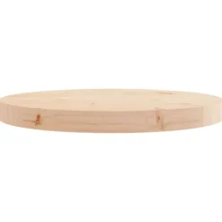 vidaXL Småbord>Bordsskiva rund Ø40x3 cm massiv furu