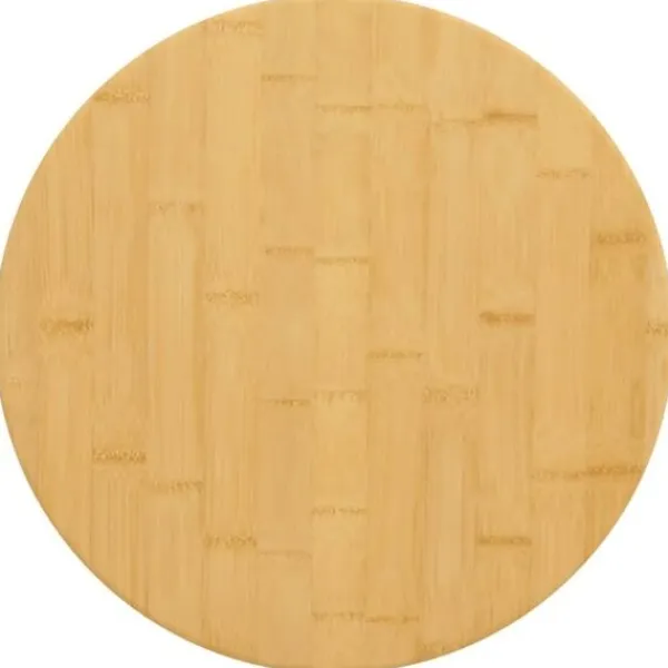 vidaXL Matbord>Bordsskiva Ø50x1,5 cm bambu