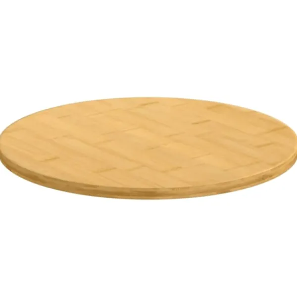 vidaXL Matbord>Bordsskiva Ø50x1,5 cm bambu