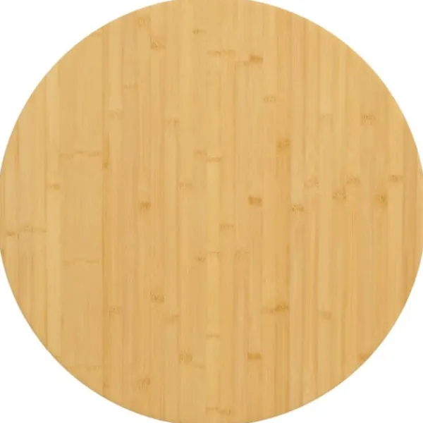 vidaXL Matbord>Bordsskiva Ø60x1,5 cm bambu