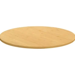 vidaXL Matbord>Bordsskiva Ø60x1,5 cm bambu