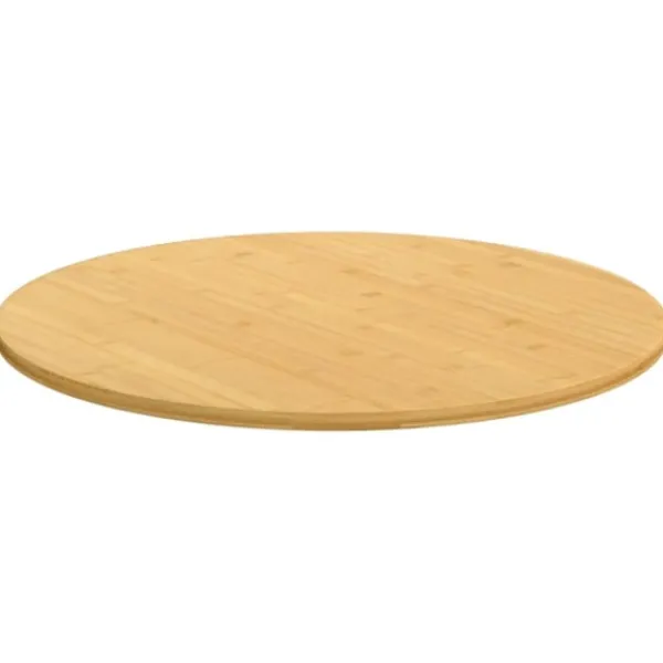 vidaXL Matbord>Bordsskiva Ø60x1,5 cm bambu