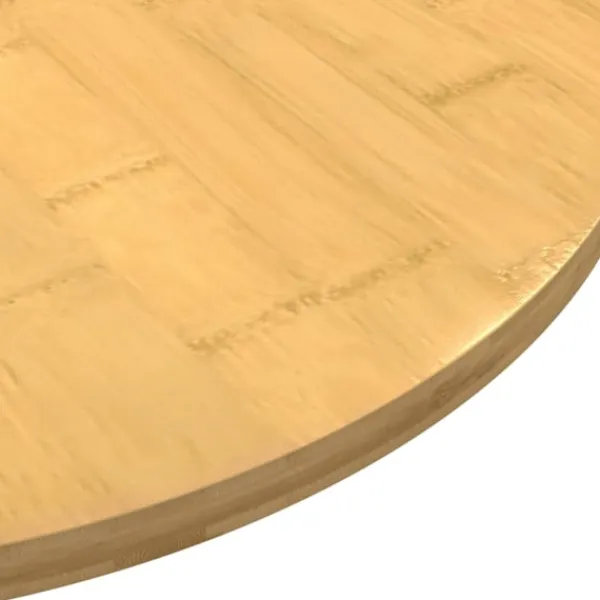 vidaXL Matbord>Bordsskiva Ø60x1,5 cm bambu