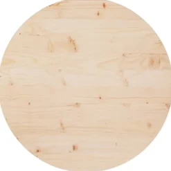 vidaXL Matbord>Bordsskiva Ø70x2,5 cm massiv furu