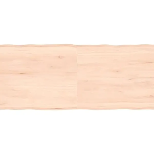 vidaXL Sideboards>Bordsskiva 140x60x(2-6) cm obehandlad massiv ek levande kant