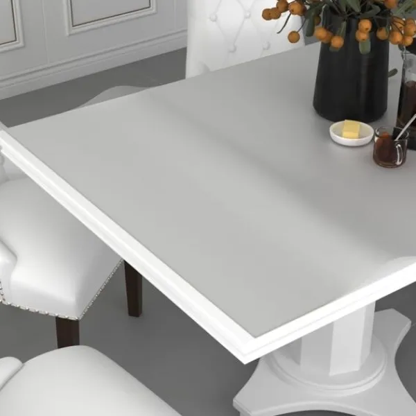 vidaXL Matbord>Bordsskydd matt Ø 180x90 cm 2 mm PVC