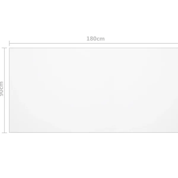 vidaXL Matbord>Bordsskydd matt Ø 180x90 cm 2 mm PVC