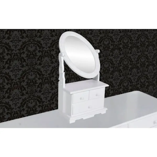 vidaXL Sminkbord>Bordsspegel Afrodite