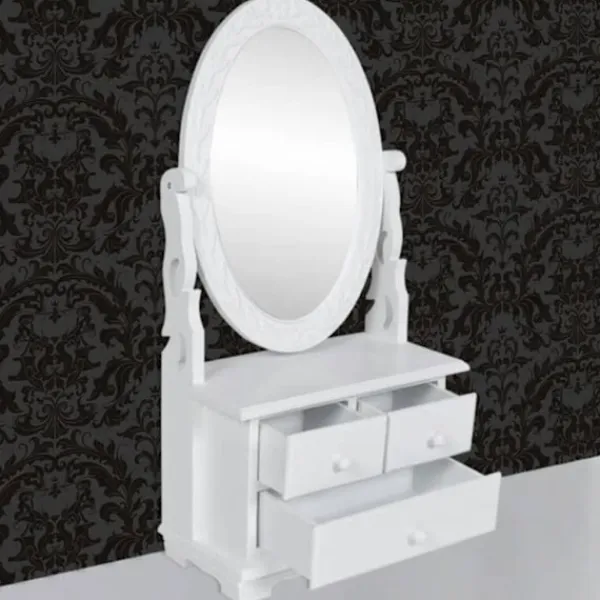 vidaXL Sminkbord>Bordsspegel Afrodite