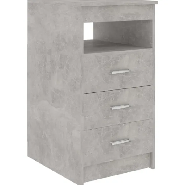 vidaXL Byråer>Byrå betong 40x50x76 cm konstruerat trä