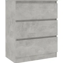 vidaXL Byråer>Byrå betong 60x35x76 cm konstruerat trä