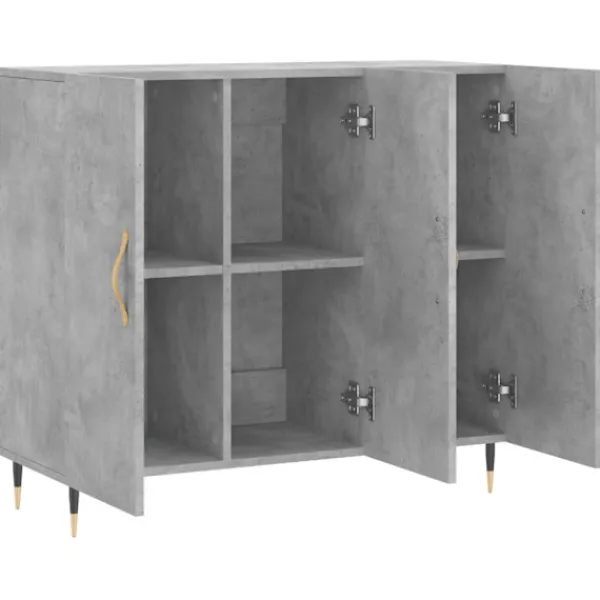 vidaXL Byråer>Byrå betong 90x34x80 cm konstruerat trä