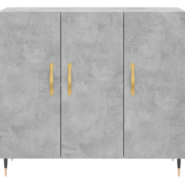 vidaXL Byråer>Byrå betong 90x34x80 cm konstruerat trä