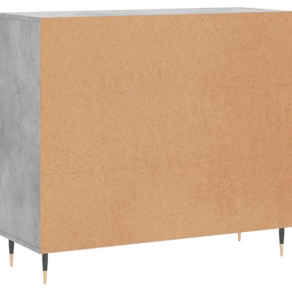 vidaXL Byråer>Byrå betong 90x34x80 cm konstruerat trä