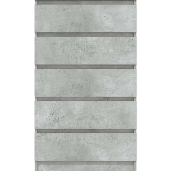 vidaXL Byråer>Byrå betong 60x36x103 cm konstruerat trä