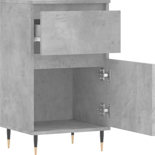 vidaXL Byråer>Byrå betong 40x35x70 cm konstruerat trä